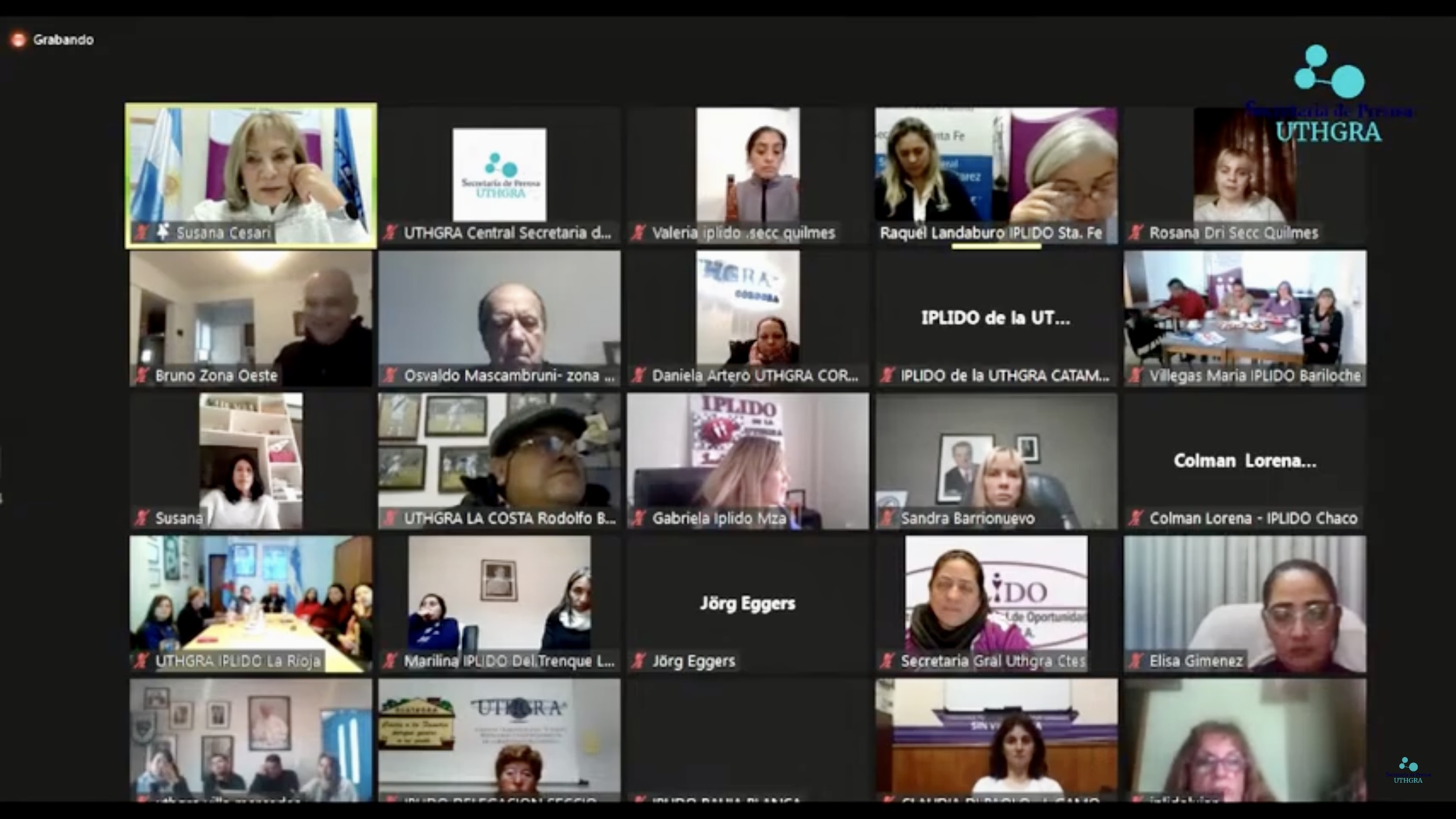 Se desarrolló el XIV Encuentro Nacional de Mujeres del IPLIDO de la UTHGRA