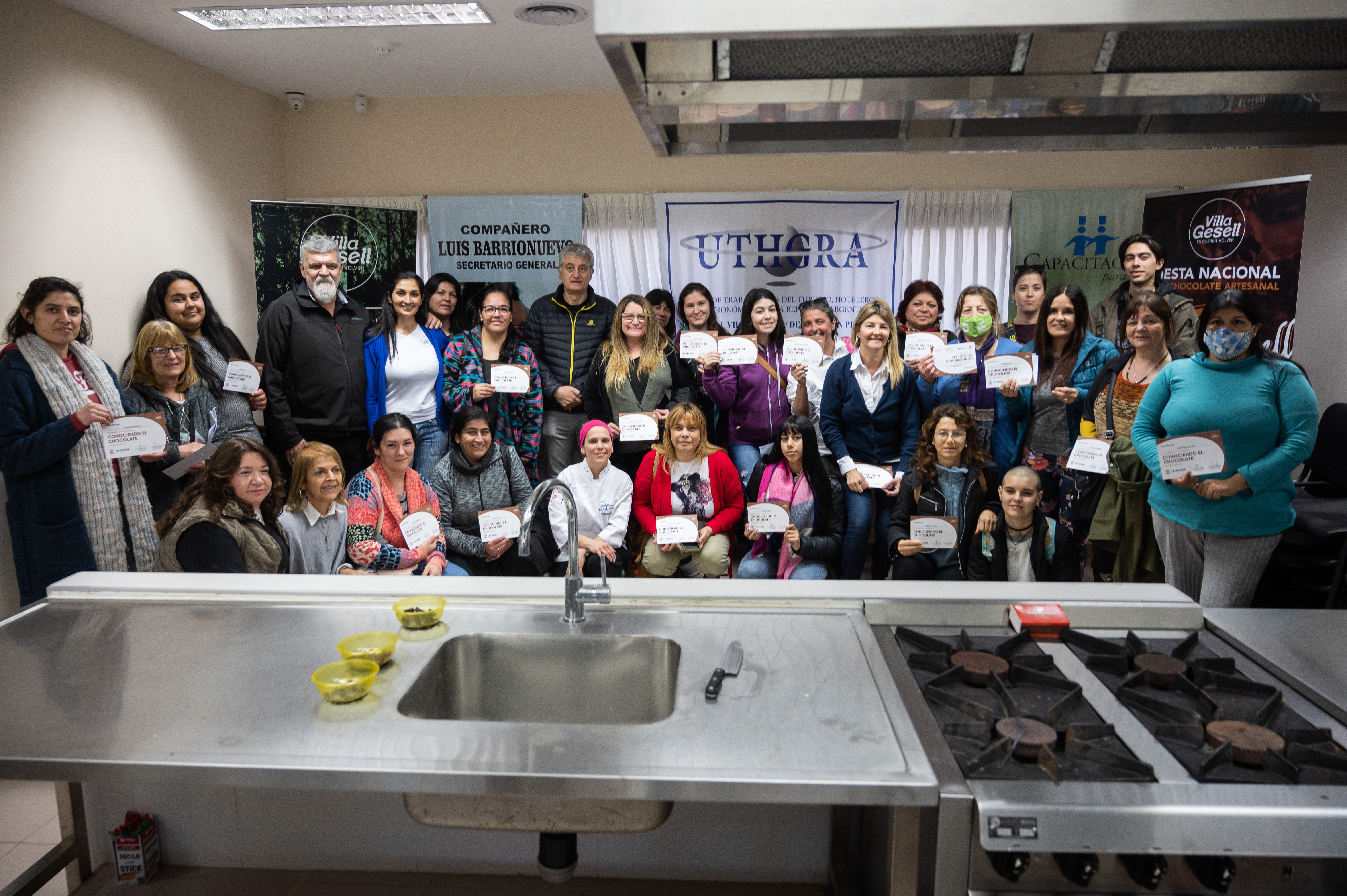 Curso de capacitación “Conociendo el Chocolate” en la delegación Pinamar