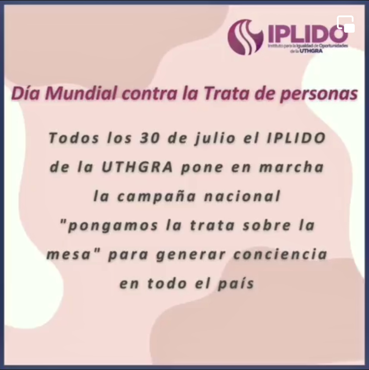 Día Mundial contra la trata de personas