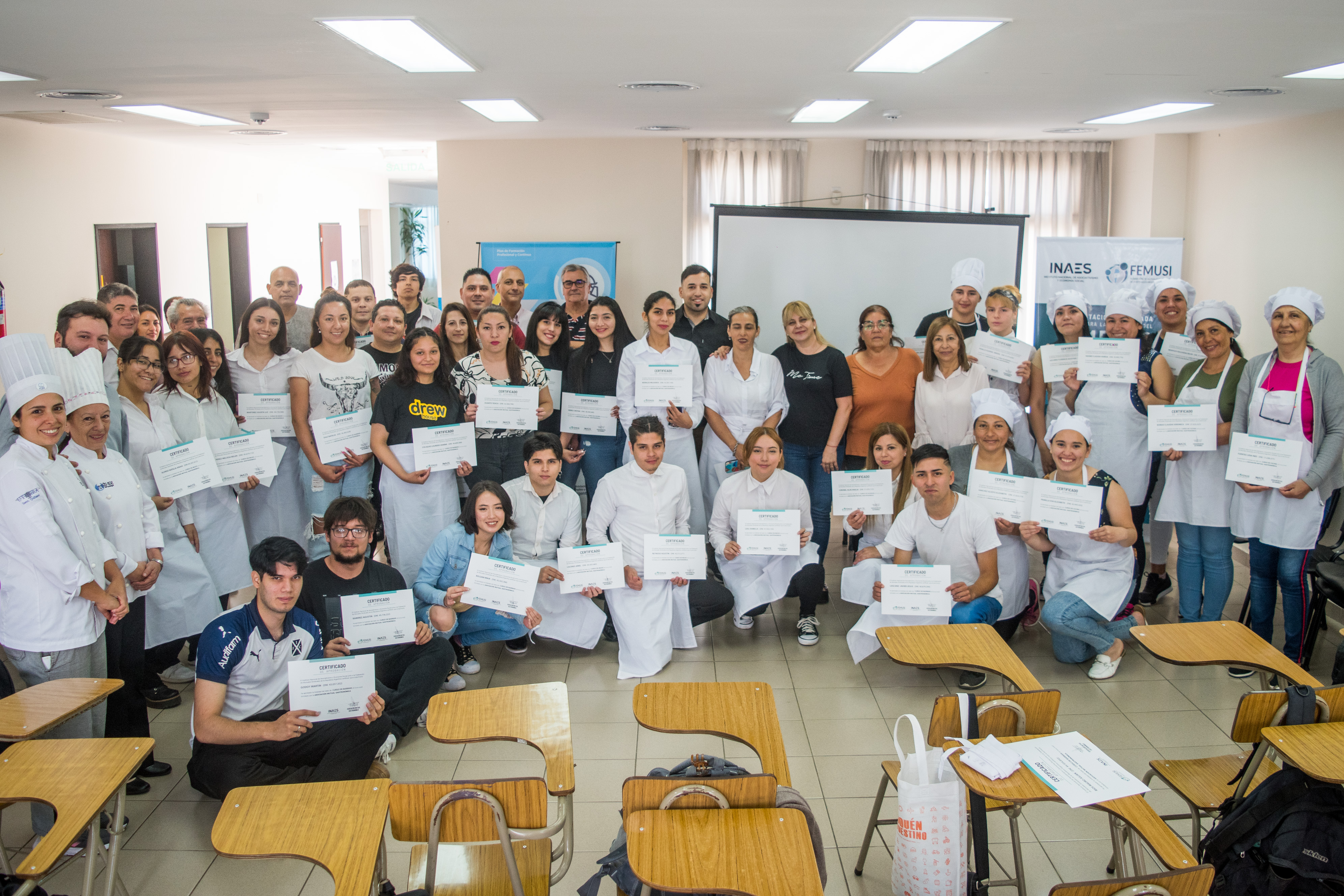 Finalización de cursos en UTHGRA Quilmes