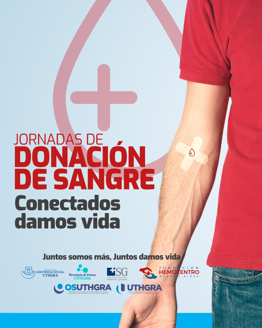 Campaña de promoción de donación de sangre “Conectados damos vida”