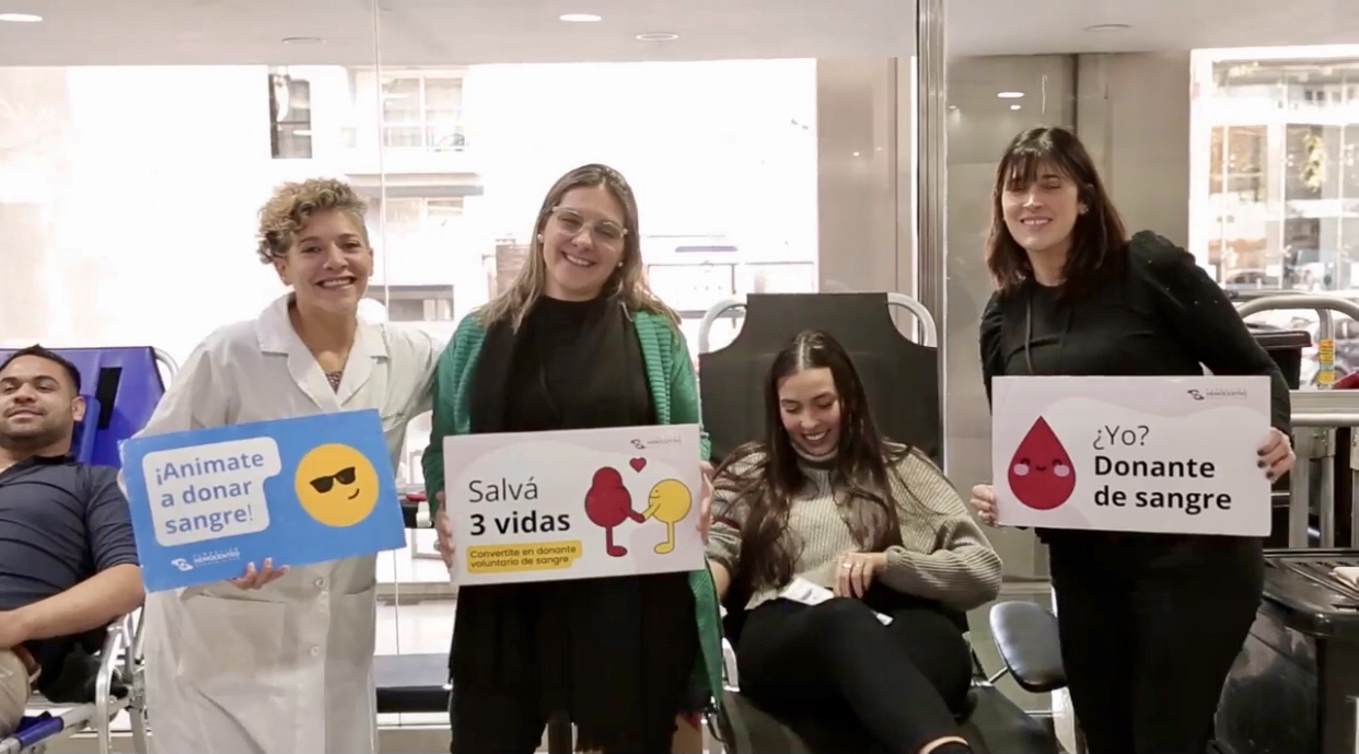 UTHGRA presente en la Jornada de donación de sangre en el sanatorio Güemes