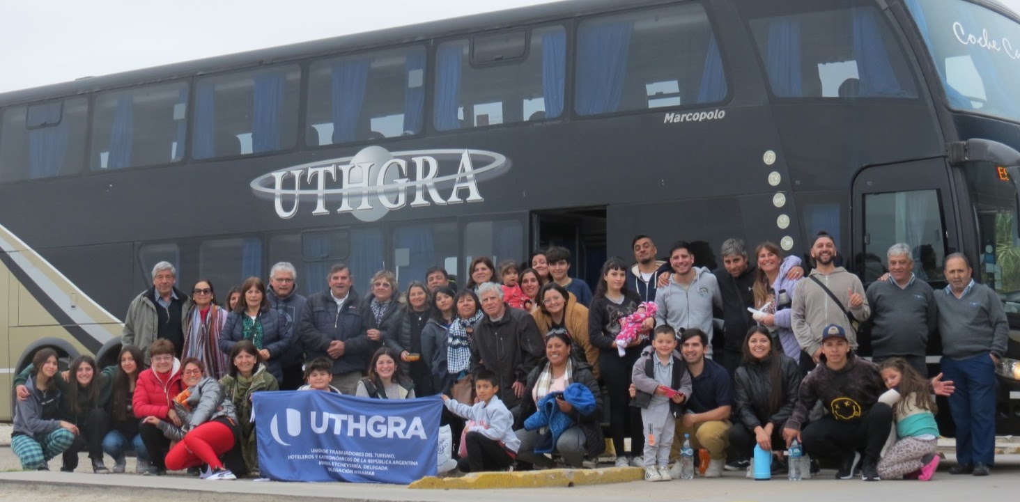 Afiliados de la UTHGRA Miramar disfrutaron de unos días de esparcimiento en Los Cocos