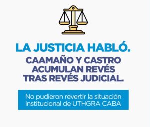 Ante trascendidos periodísticos, UTHGRA aclara el estado de las causas judiciales